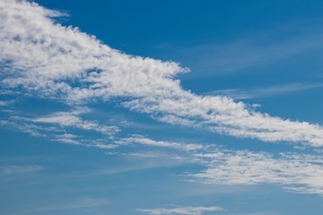 clouds against blue sky