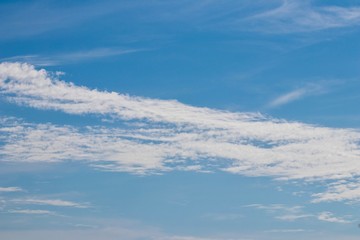 clouds against blue sky