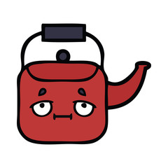 cute cartoon kettle