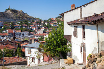 Fototapeta na wymiar Traditional Turkish (Ottoman) Homes in Beypazari, Ankara