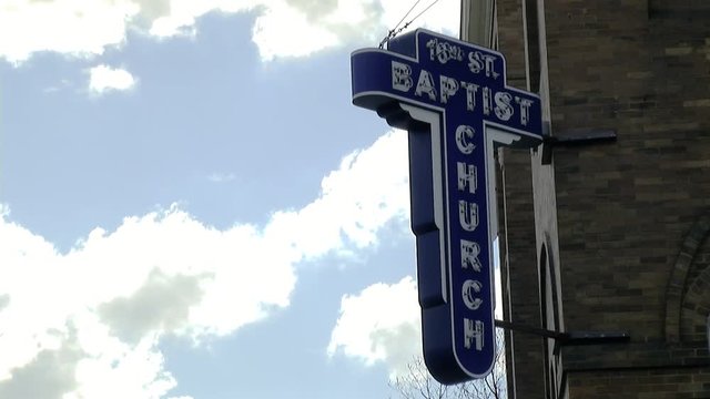 Sign Of Historic Civil Rights Landmark 16th Street Baptist Church