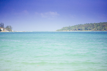 A view of tropical sea landscape