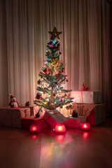 Christmas Tree with Gifts,Christmas concept