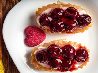 Delicious shortbread cake