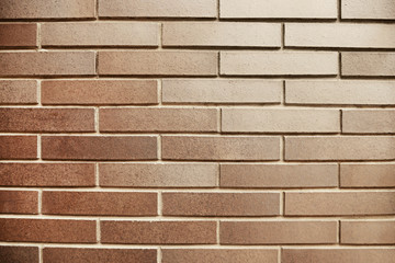Old red brick wall background texture