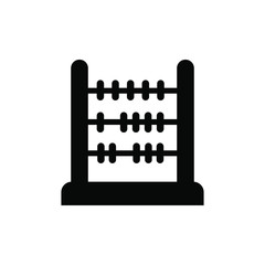 abacus icon, abacus symbol. vector.