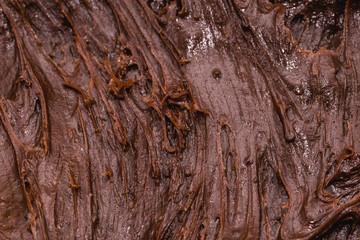 Melted chocolate background