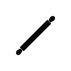 rolling pin icon, rolling pin symbol. vector.