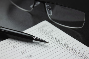 business concept documents on the desktop