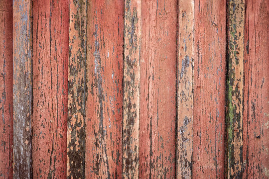 Barn-wood Detail with Cracked Paint © DON