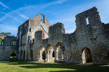 Netley Abbey, a ruined 13th century medieval monastery, near Southampton, Hampshire, England, UK