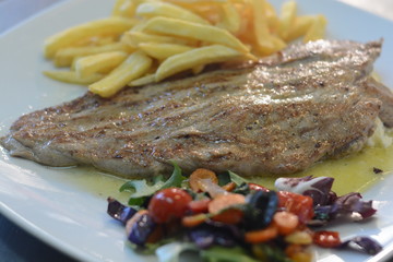 grilled, roast, food, meat, bbq, meal, beef, dinner, kitchen, closeup, plate, wooden, cuisine, salad, barbecue, herbs, fresh, red, lamb, grill, pork, background, cooked, nobody, sauce, white, barbecue