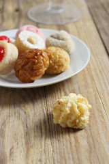 Sweet Catalan pastry panellets