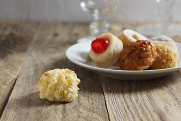 Sweet Catalan pastry panellets
