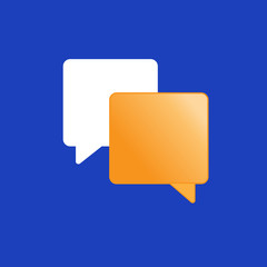 Naklejka premium Vector image of the transfer of information as a notification in the cloud.