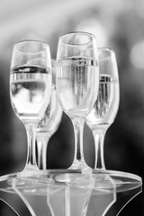 wedding glasses for wine and champagne