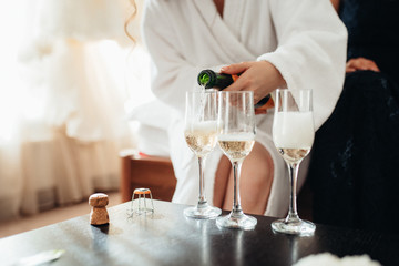 wedding glasses for wine and champagne