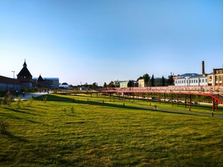 panorama of kremlin in tula russia