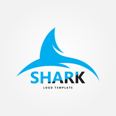 shark logo template