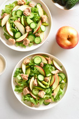 Tuna salad in bowl