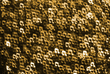 music abstract golden background