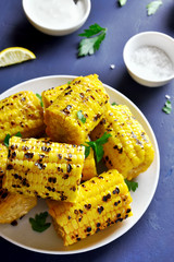 Grilled sweet corn