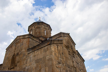 Fototapeta premium Gergeti church. Cminda Sameba, Stepantsminda. Georgia