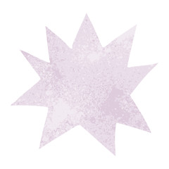 retro cartoon doodle of a white sign