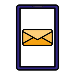 smartphone device with envelope