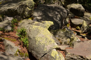 Stones on the mountain.