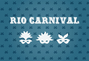 Rio Carnival 2019 Background Illustration