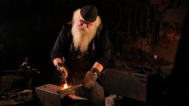 A smith with hammer
