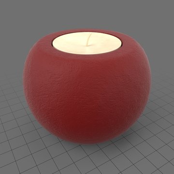 Ceramic candle holder