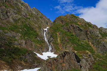 Mountain hike in the Godvassdalen valley