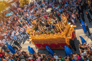 Holy week in Spain ,the procession	