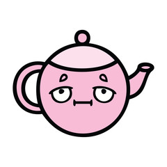cute cartoon teapot