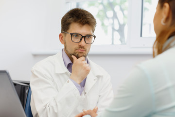 Doctor having an appointment with a patient