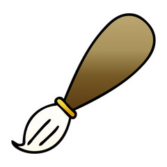 gradient shaded cartoon paint brush