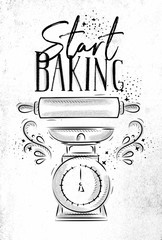 Poster start baking