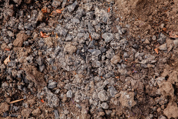 ash in fireplace natural background texture