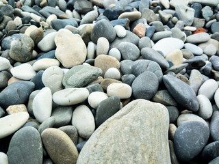 pebbles on the beach