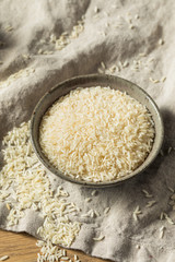 Dry Raw Organic White Rice