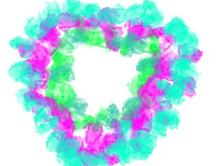 abstract color background same heart