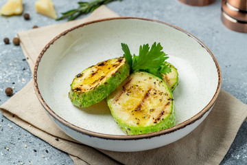 fried sliced zucchini