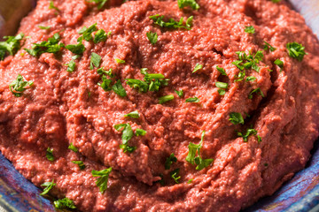 Homemade Red Beet Hummus