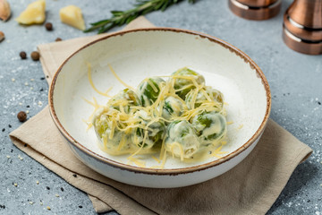garnish Brussels sprouts