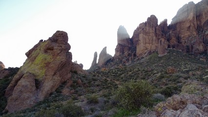 Fototapeta na wymiar Hiking The Mountain in Arizona