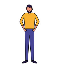 man character standing