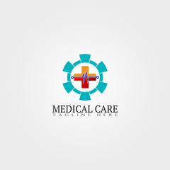 medical clinic icon for apps or website