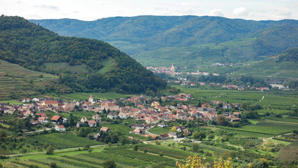 Fototapeta na wymiar Vachau valley in Austria